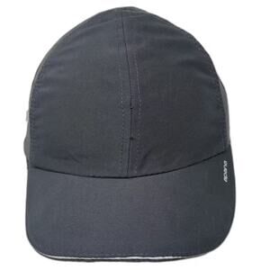 Apana Baseball Cap Gray Silver OS Fleece Lined Ear Flaps Quilted Reflective Hat